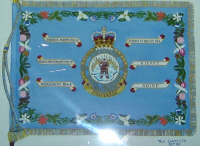 [Royal Canadian Air Force 418 Squadron flag]